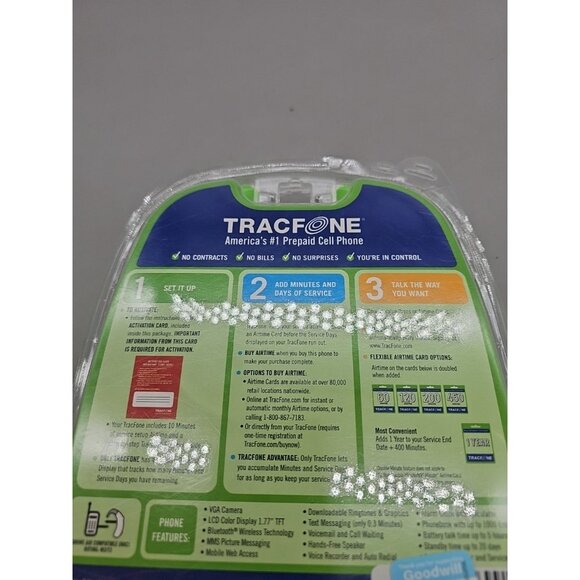 LG 420G  ( TracFone ) Cellular Flip Phone  Camera Bluetooth Sealed New In Box - Picture 5 of 6